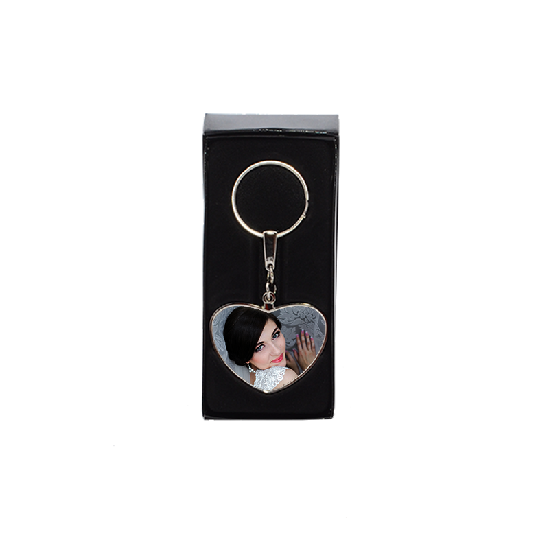 Sublimasyon Metal Anahtarlık Kalp Çift Taraf KR10 - 2