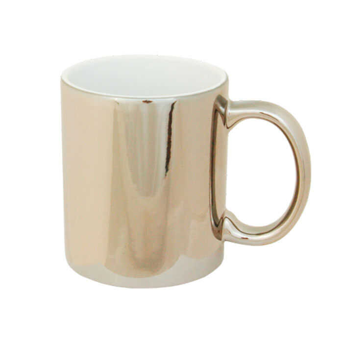 Sublimasyon Metalik Gümüş Yaldız Kupa - 2