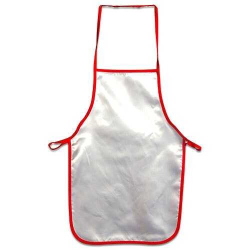 Sublimasyon Mutfak Önlüğü Kırmızı Biyeli - 