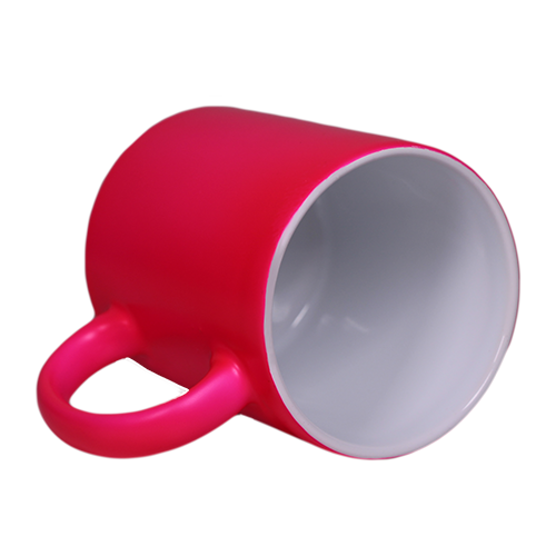 Sublimasyon Neon Pembe Mat Kupa - 2