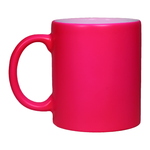 Sublimasyon Neon Pembe Mat Kupa - 1