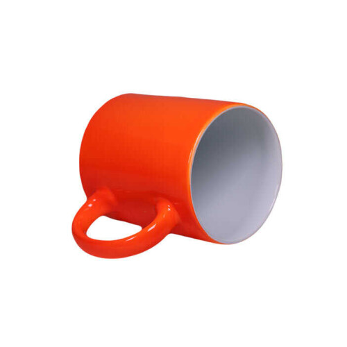 Sublimasyon Neon Turuncu Parlak Kupa - (1)