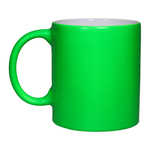 Sublimasyon Neon Yeşil Mat Kupa - 