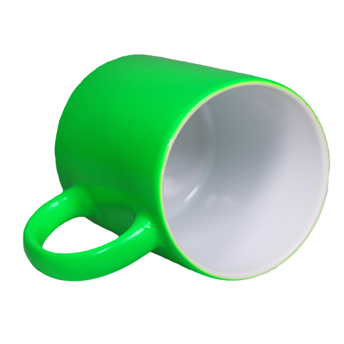 Sublimasyon Neon Yeşil Mat Kupa - (1)