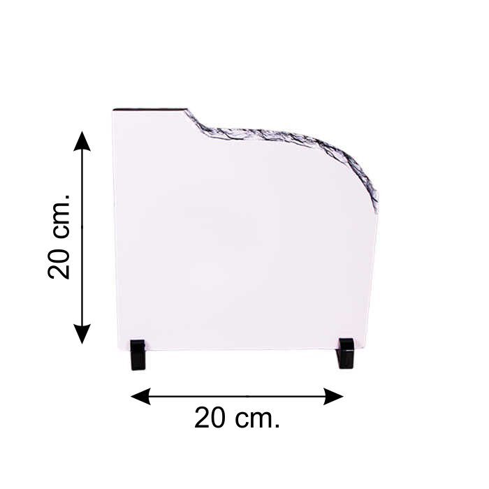 Sublimasyon Oval Taş SH08 (Sol) 20x20 - 2