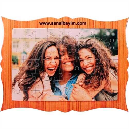 Sublimasyon Puzzle Dekoratif A4 63 Parça Ayaklı - 1
