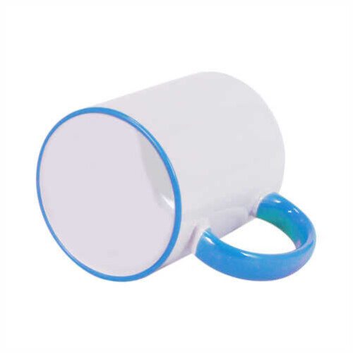 Sublimasyon Sapı Açık Mavi Renkli İthal Kupa - (1)