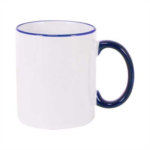 Sublimasyon Sapı Çini Mavi Renkli İthal Kupa - 