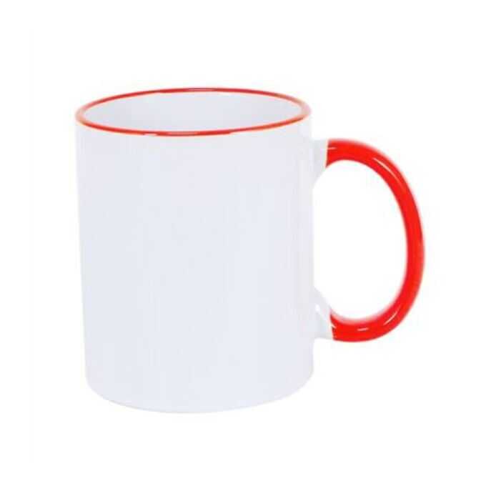 Sublimasyon Sapı Turuncu Renkli İthal Kupa - 2