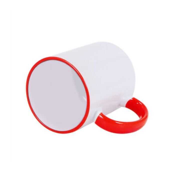 Sublimasyon Sapı Turuncu Renkli İthal Kupa - 3