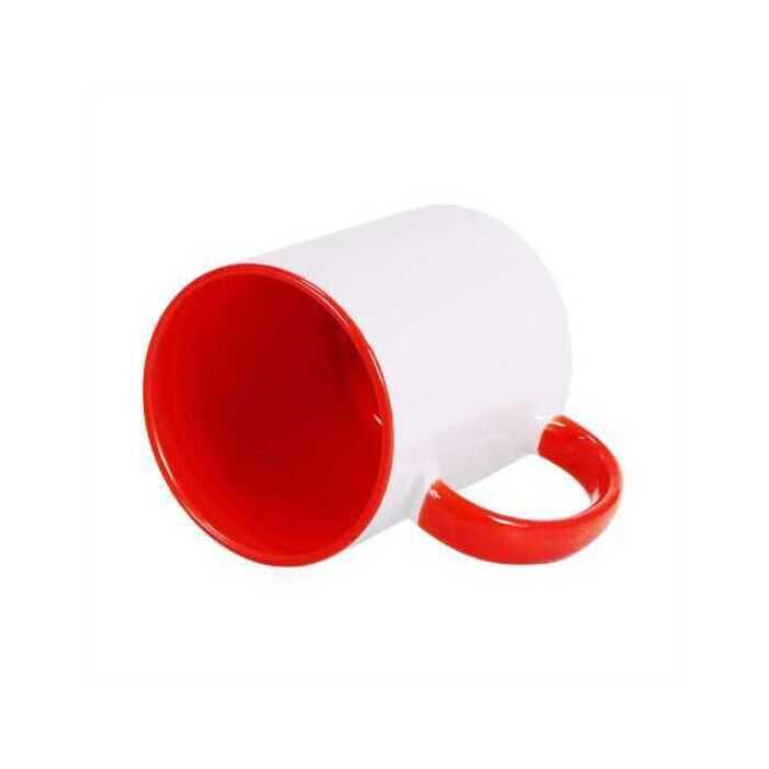 Sublimasyon Sapı ve İçi Renkli Kupa Turuncu - Mega - 3