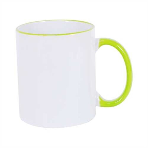 Sublimasyon Sapı Yeşil Renkli İthal Kupa - 