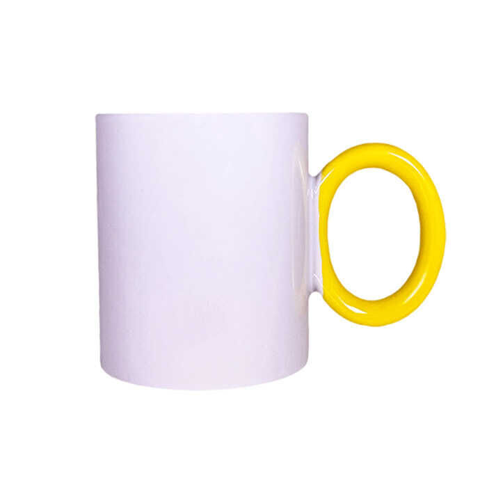 Süblimasyon Sarı Yuvarlak Saplı Kupa UC - 3