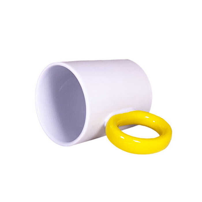 Süblimasyon Sarı Yuvarlak Saplı Kupa UC - 4