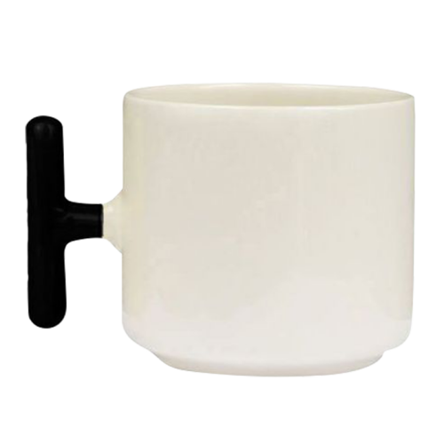 Sublimasyon Seramik T Kupa Bardak Sapı Siyah Ksuz. - 1