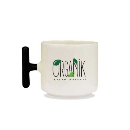 Sublimasyon Seramik T Kupa Bardak Sapı Siyah Ksuz. - (1)