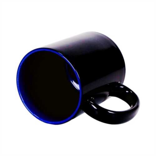 Sublimasyon Sihirli İçi Mavi Kupa - (1)