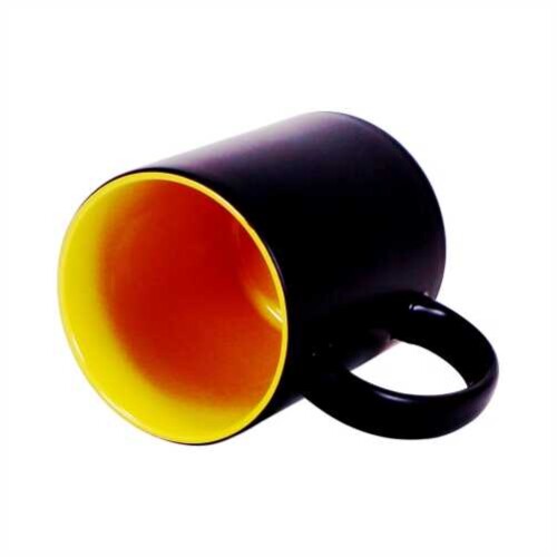 Sublimasyon Sihirli İçi Sarı Kupa - (1)