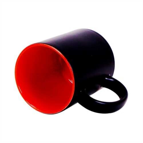 Sublimasyon Sihirli İçi Turuncu Kupa - (1)