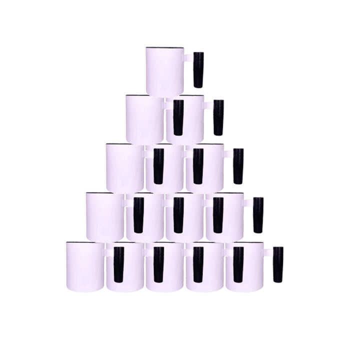 Süblimasyon Siyah Ahşap Saplı ve İçli Kupa UC Ksz - 1