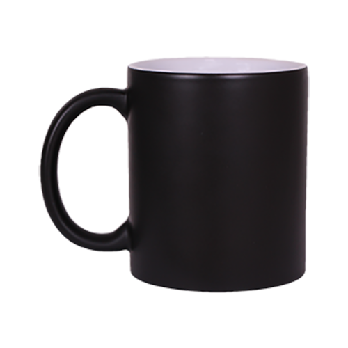 Sublimasyon Siyah Kupa Bardak Renk Değiştiren Mat - 