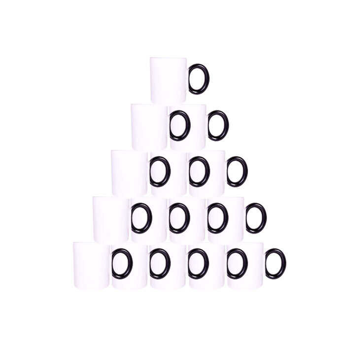 Süblimasyon Siyah Yuvarlak Saplı Kupa UC Kutusuz - 2