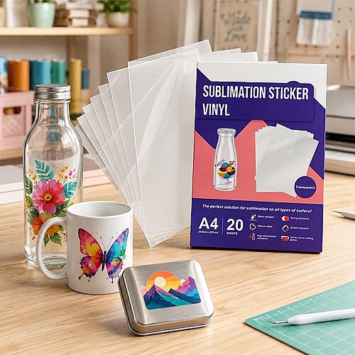 Süblimasyon Sticker Etiketler - Subli T (1)