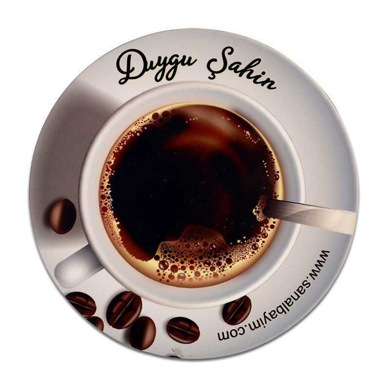 Sublimasyon Yuvarlak Bardak Altlığı HDF - 1