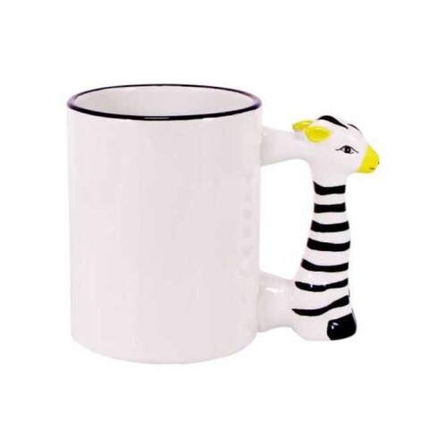 Sublimasyon Zebra Figürlü Kupa Bardak - (1)