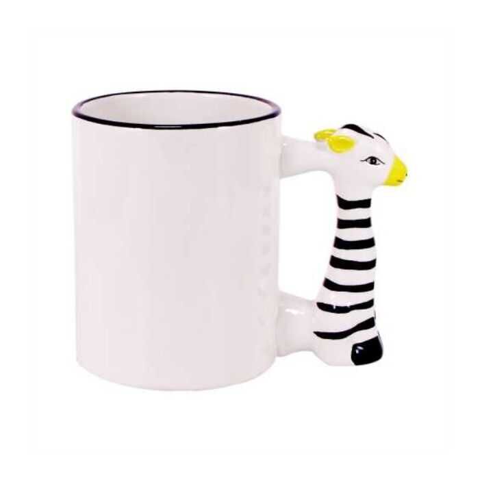 Sublimasyon Zebra Figürlü Kupa Bardak - 4