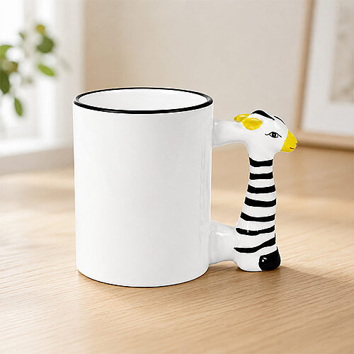 Sublimasyon Zebra Figürlü Kupa Bardak - 3