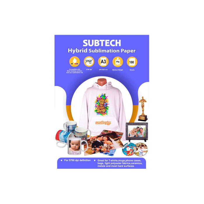 Subtech Sublimasyon Transfer Kağıdı A3 - 1