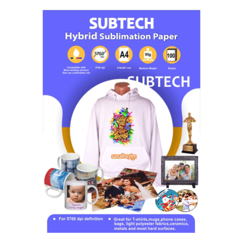 Subtech Sublimasyon Transfer Kağıdı A4 - 