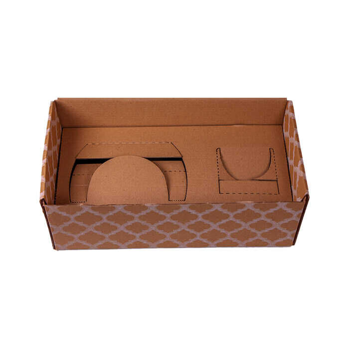 Tekli Kahve Fincanı Hediye Kutusu 1325 Antik Beyaz - 4