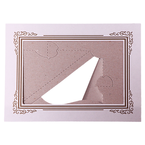 Tekli Paspartu Karton 10x15 100lü Paket Beyaz - (1)