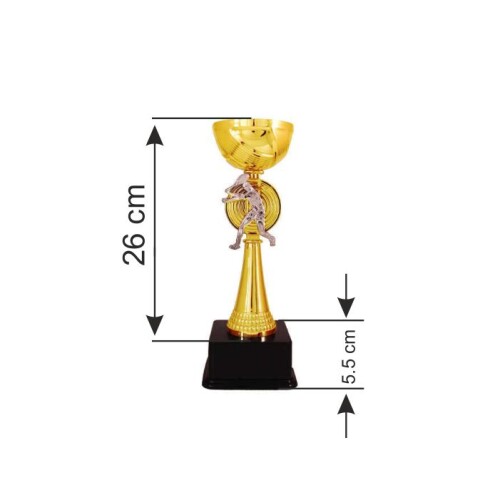 Tenis Figürlü Ödül Kupası - (1)
