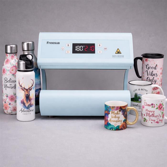 Termos ve Matara Baskı Makinası F300S 20oz - 2