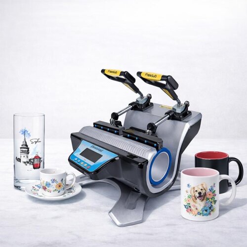 Türk Kahve Fincanı ve Kupa Baskı Makinesi ST210 - (1)