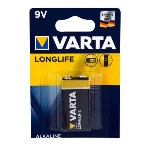 Varta 9 Volt Alkalin Pil Tekli Bilister - 