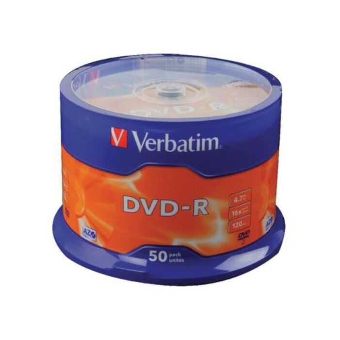 Verbatim DVD-R 4,7GB 50lik Paket - 1