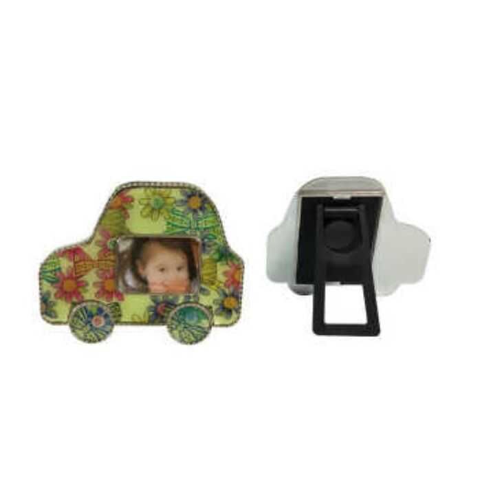 Yeşil Arabalı Bebek Magnet Çerçevesi - 1