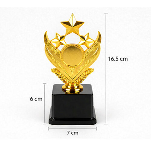 Yıldızlı Zafer Ödül Kupası Altın - 165mm - 3