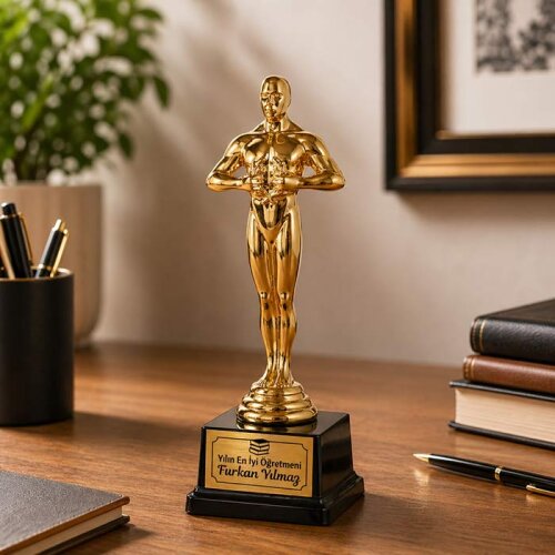 Yılın Oskarı Bay Plastik Ayaklı Altın Sarı - 