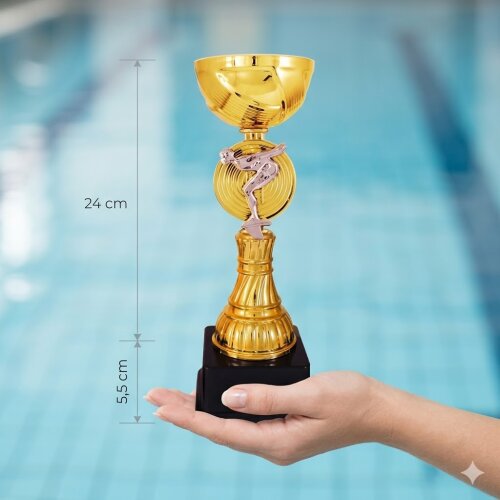 Yüzme Figürlü Ödül Kupası - (1)