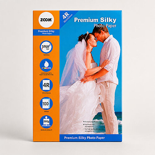 ZOOM 10X15 Mat Fotoğraf Kağıdı 260gr 100lü - 