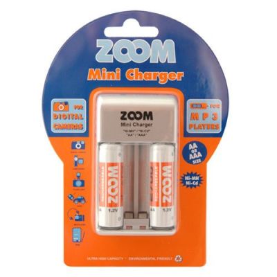 Zoom RM 01 Mini Şarj Cihazı 2 Ad 2700 Mah Pil - 1